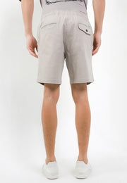 Relaxed Oversized Elastic Walkshorts - Grey