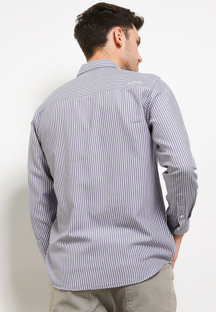 Cozy Long Sleeves Shirt - Grey