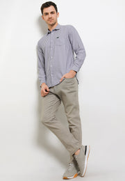 Cozy Long Sleeves Shirt - Grey