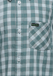 Checkered Shirt Anak - Green