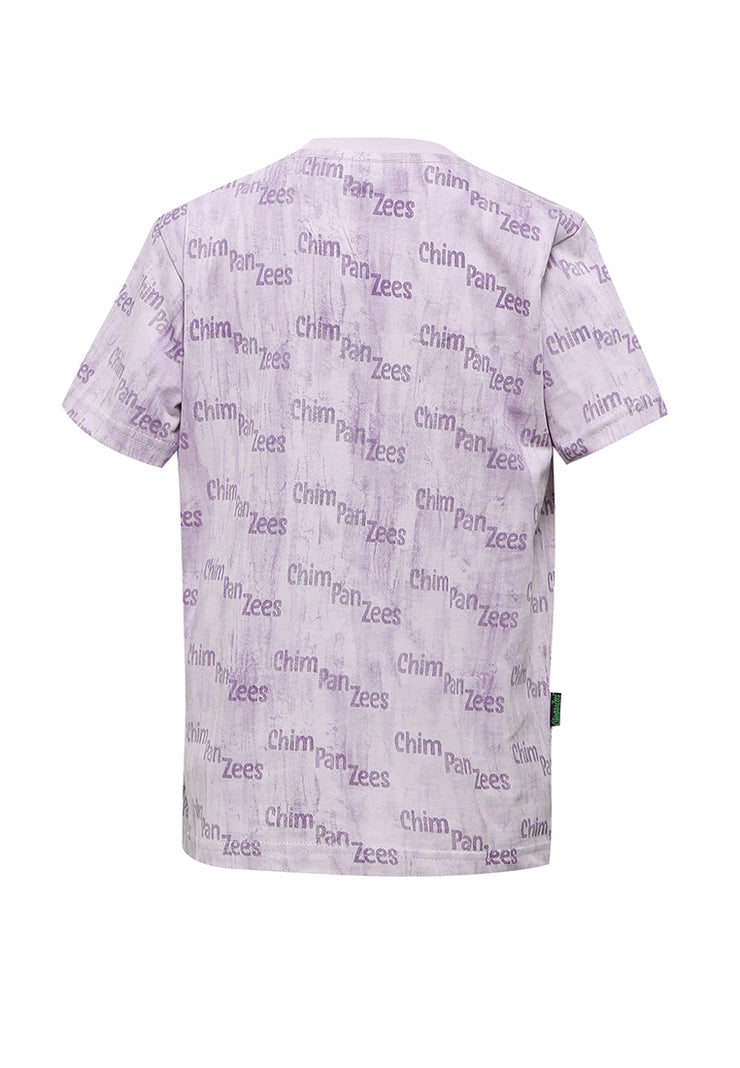 Scratch Out T-Shirt Anak - Purple