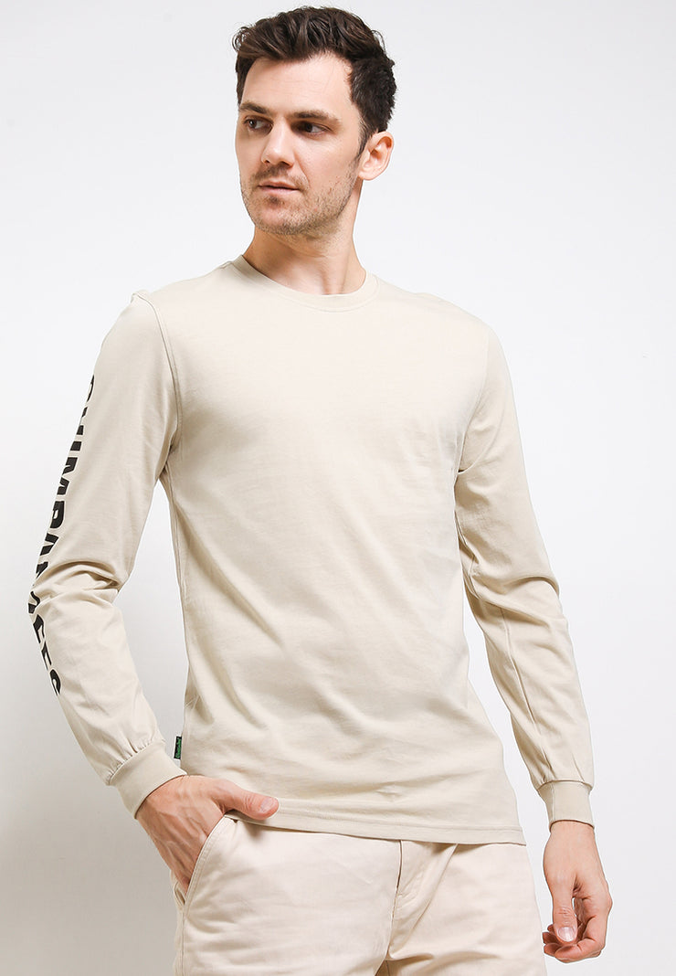 Vandal Long Sleeves T-Shirt - Cream