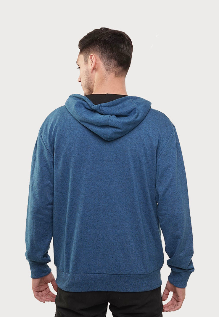 Bassic Zip Hoodie - Blue