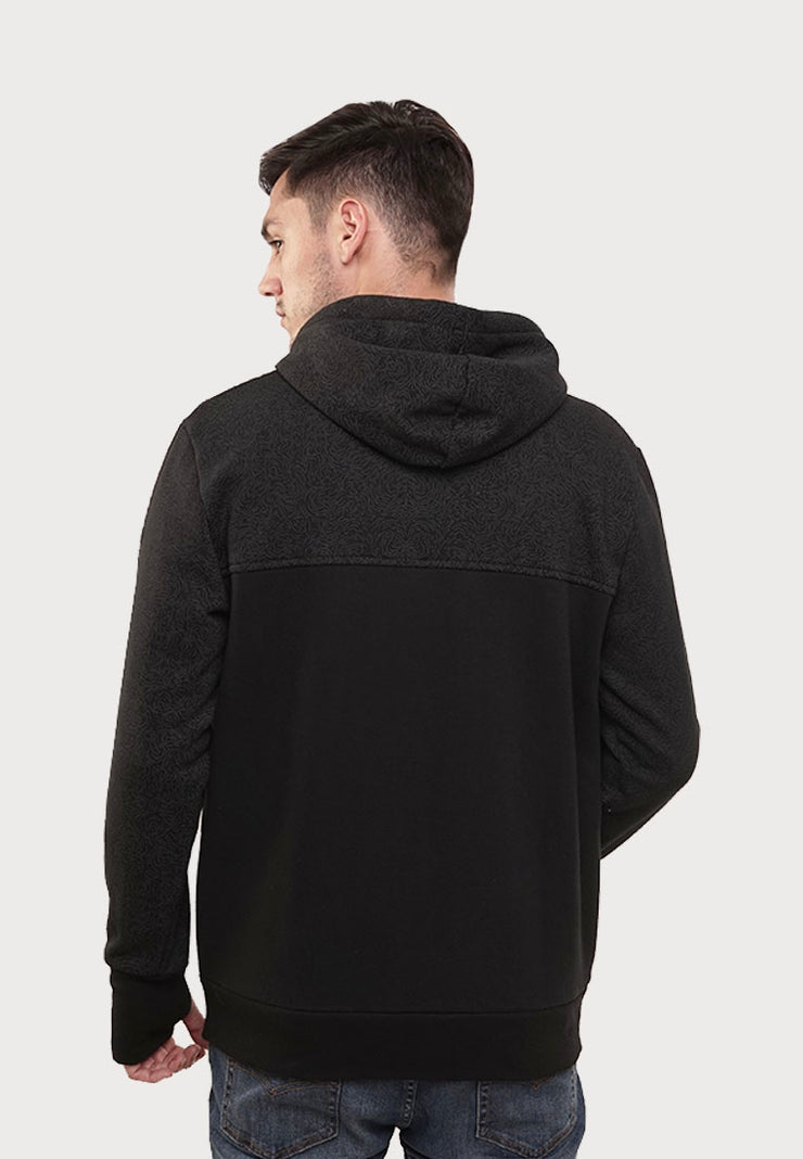 Fur Zees Zip Hoodie - Black