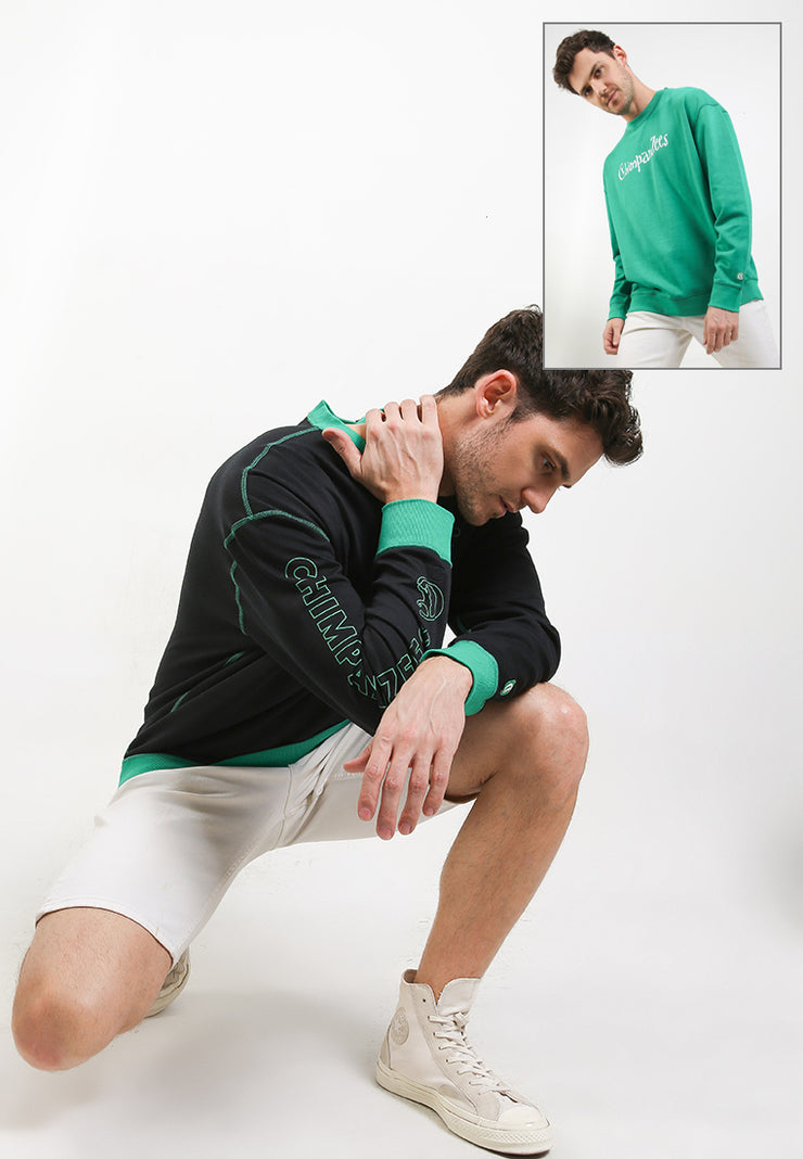 Upside Reversible Sweater - Green