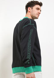 Upside Reversible Sweater - Green