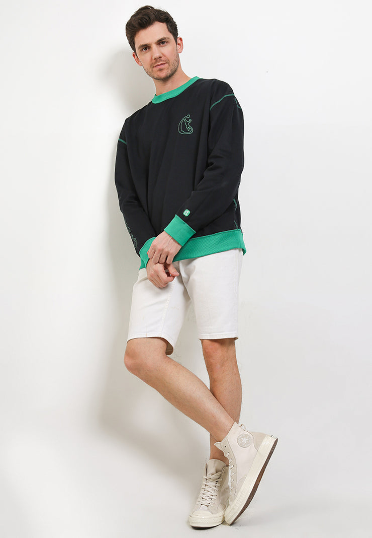 Upside Reversible Sweater - Green