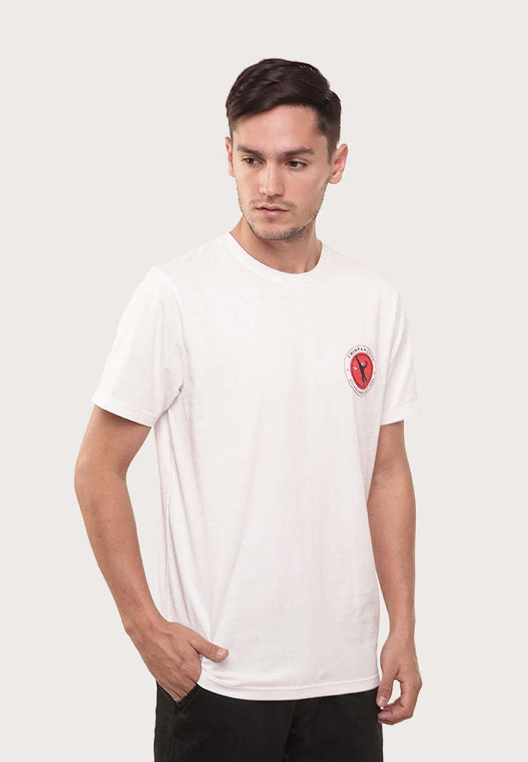 Crop Circle T-Shirt - White