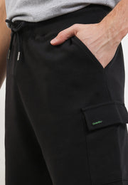 Estevo Elastic Walkshorts - Black