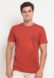 Crooss T-Shirt - Brick Red