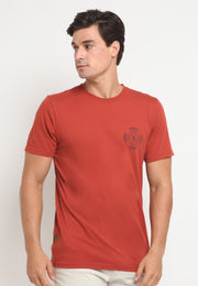 Crooss T-Shirt - Brick Red