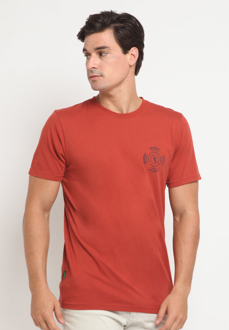 Crooss T-Shirt - Brick Red