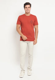 Crooss T-Shirt - Brick Red