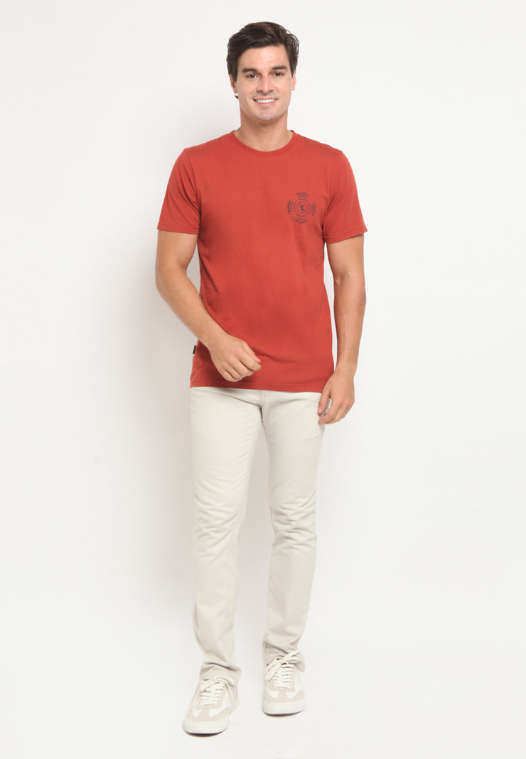 Crooss T-Shirt - Brick Red