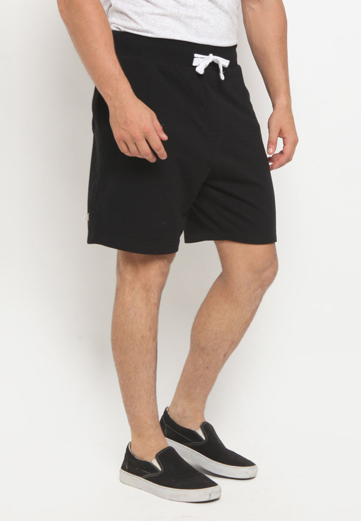 Heading Short Jogger Pants - Black