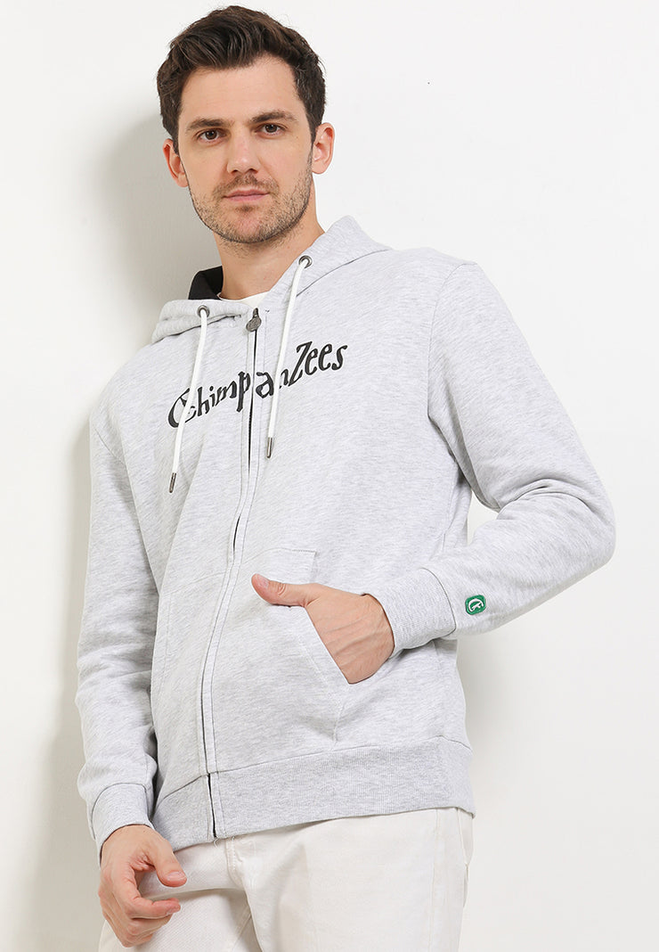 Iconic Zipper Zip Hoodies - Misty