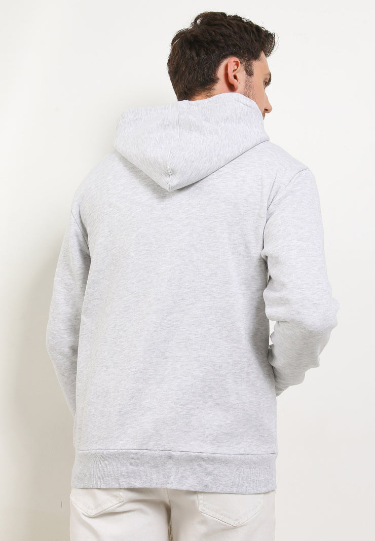 Iconic Zipper Zip Hoodies - Misty