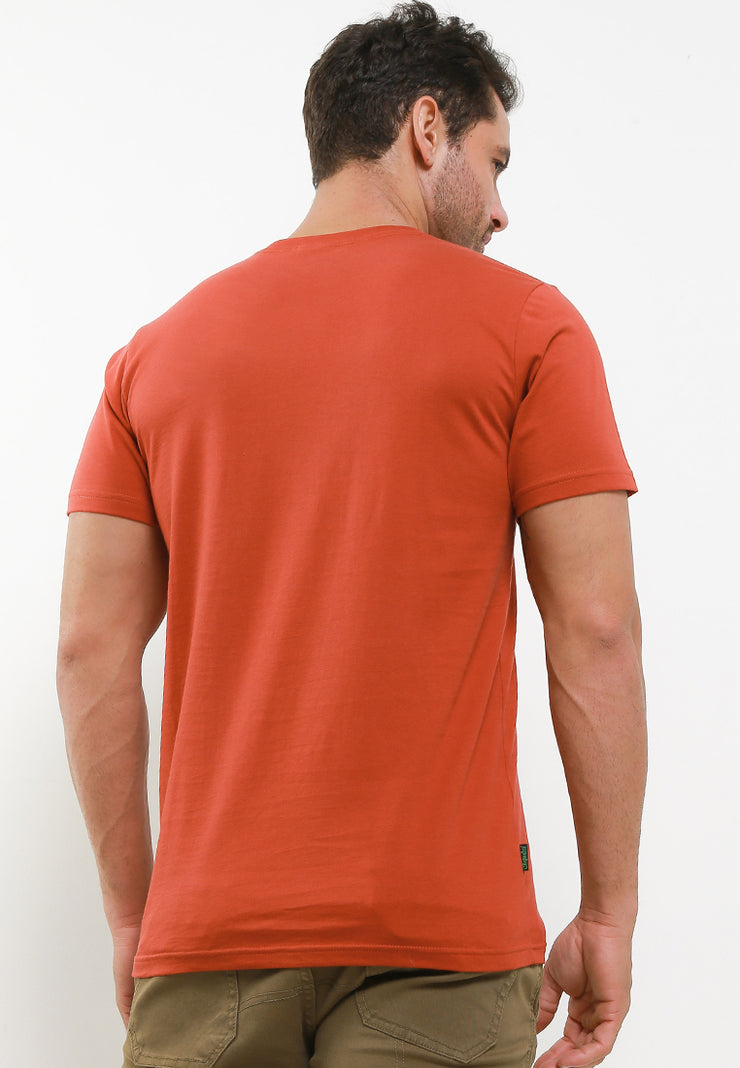 Pointing Hand T-Shirt - Brick Red