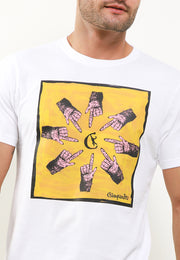 Pointing Hand T-Shirt - White