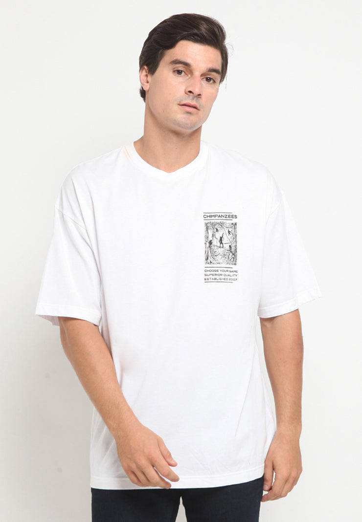 Playground Oversized T-Shirt - White