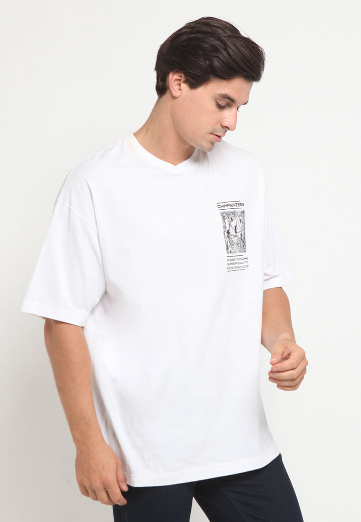 Playground Oversized T-Shirt - White