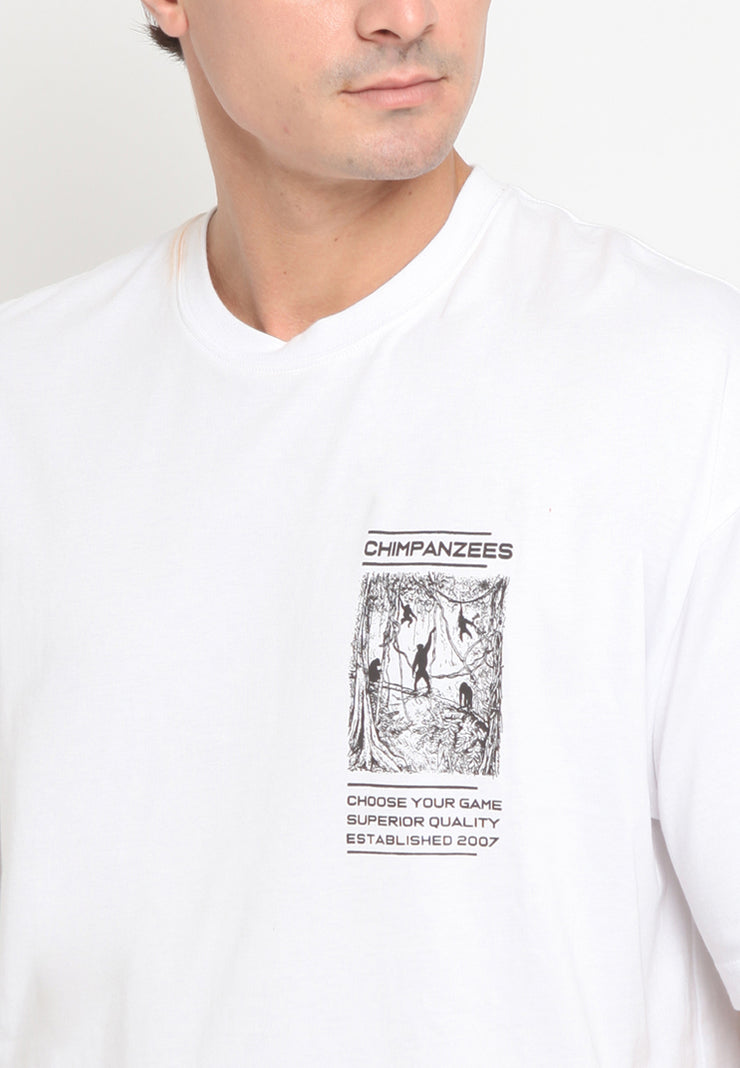 Playground Oversized T-Shirt - White