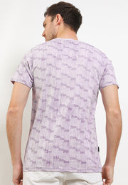 Scratch Out T-Shirt - Purple