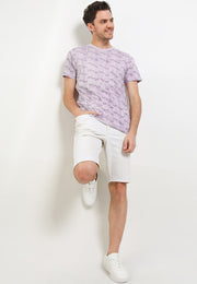 Scratch Out T-Shirt - Purple