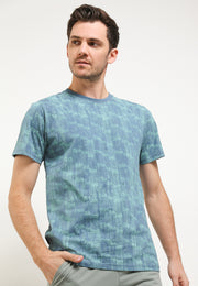 Scratch Out T-Shirt - Blue