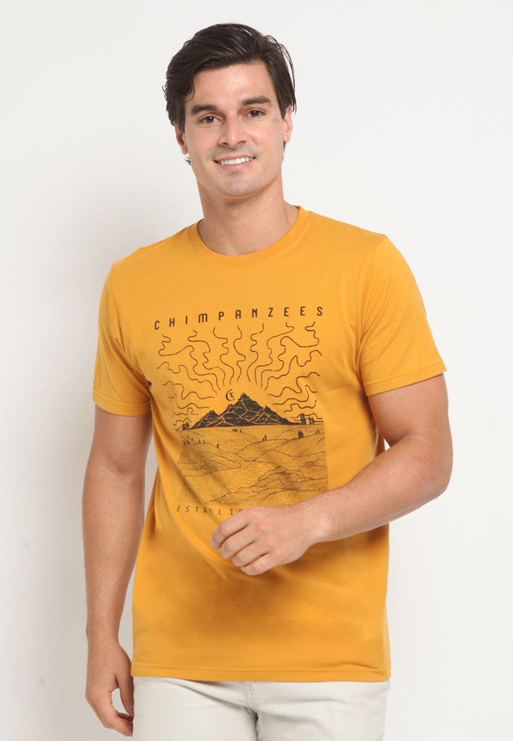 View Line T-Shirt - Yellow